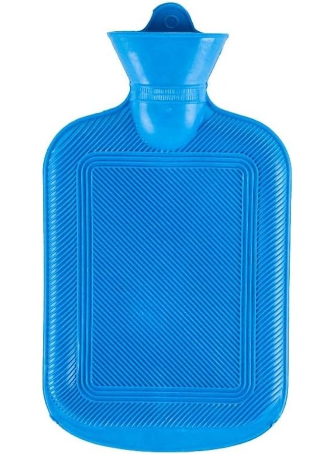 قربة مياه حرارية طبية سعة 2.5 لتر من المطاط الطبيعي، كمادة ضخمة فائقة الاحتفاظ بالحرارة لتسكين الآلام العميقة وتدليك الجسم بالدفء - Image 1